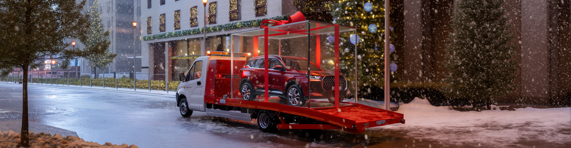 Оставайтесь дома. Автомобиль уже едет.